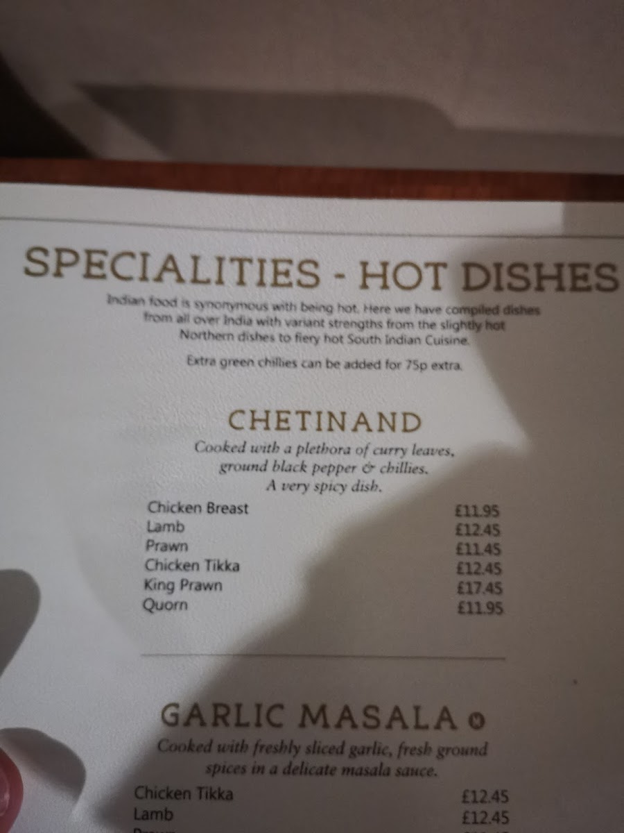 Menu Mr Singhs India Gate-4