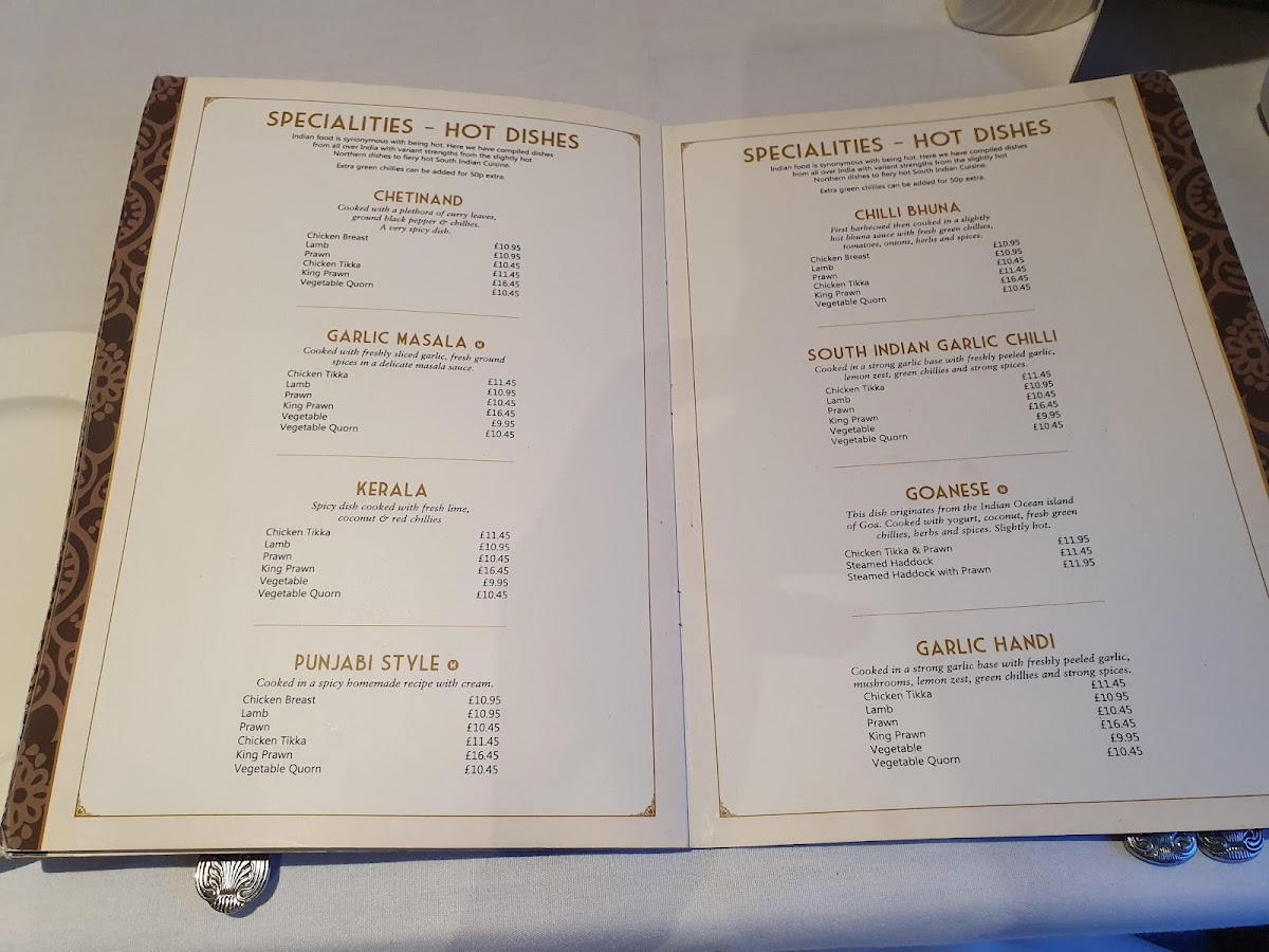 Menu Mr Singhs India Gate-6